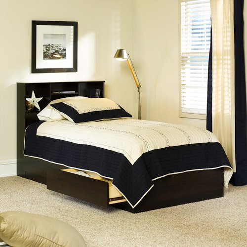 Mainstays Twin Storage Bed, Cinnamon Cherry