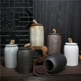 thumbnail image 1 of Taza de té esmaltada con degradado, lata de cerámica grande sellada para almacenamiento, taza de oficina, 1 of 4