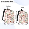 thumbnail image 2 of Easygdp Colorful Bow Knots Mochila de Lona Resistente para Laptop, Compatible con Laptops de 15 a 17 pulgadas, Ideal para Escuela, Trabajo y Viajes-Medium, 2 of 5