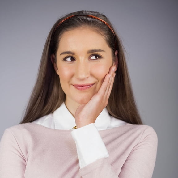 BESTYASH Hair Hoops Tortoise Shell Clip Headband Hair Accessories for Women Engagement 2Pcs