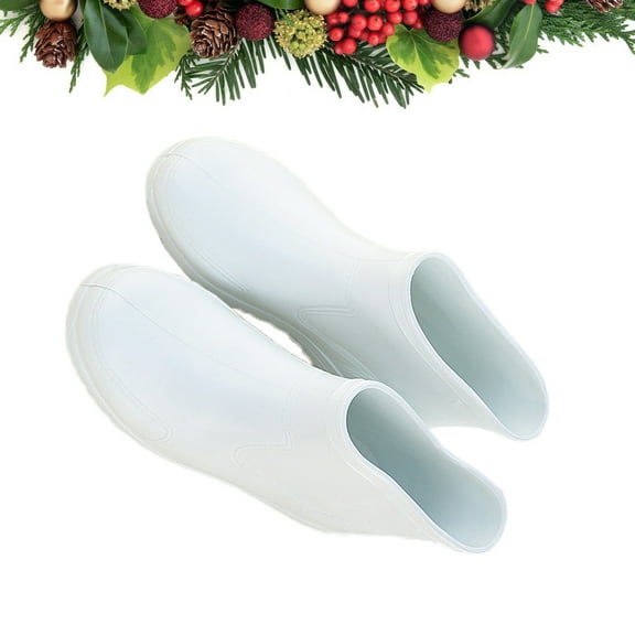 WRITWAA Men’s Boots Alkali Acid Resistant Thick Heel Stable Work Boots 1 Pair