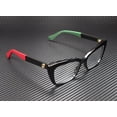 thumbnail image 3 of GUCCI GG0165O 003 Cat Eye Black Demo Lens 51 mm Women's Eyeglasses, 3 of 6
