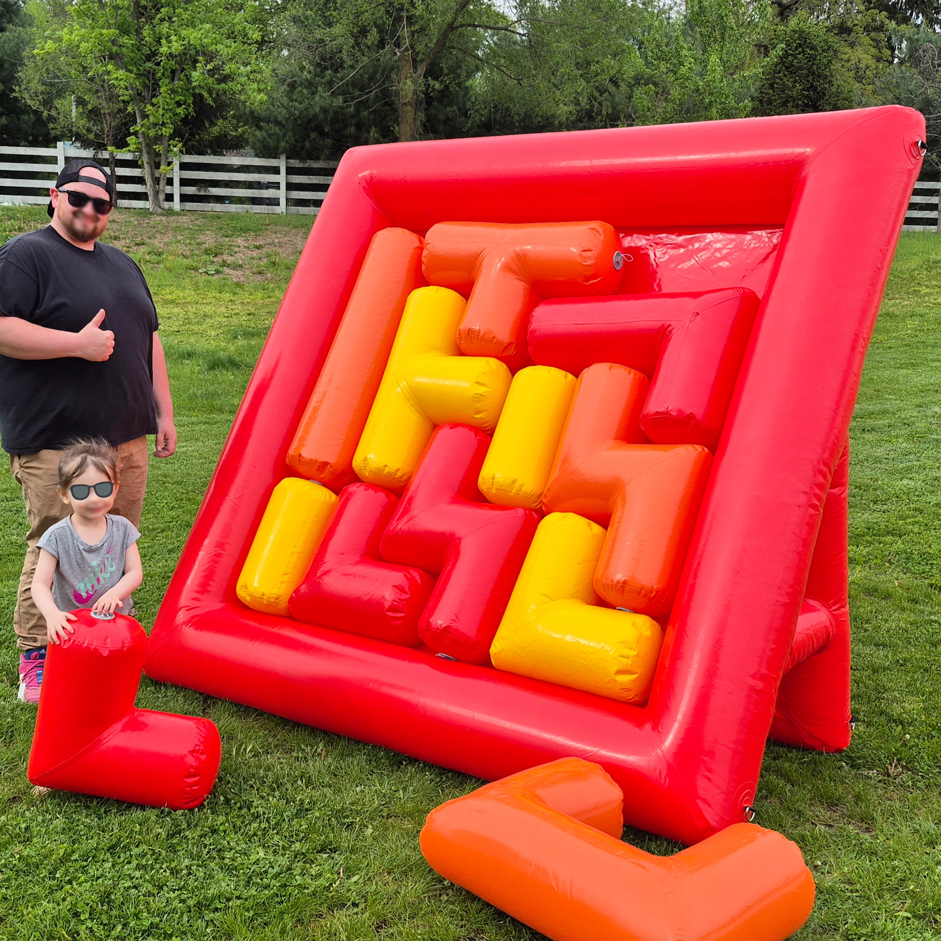 Wellcomer 7FT Inflatable Airtight PVC Puzzle Challenge , Competition Game for Events & Carnivals