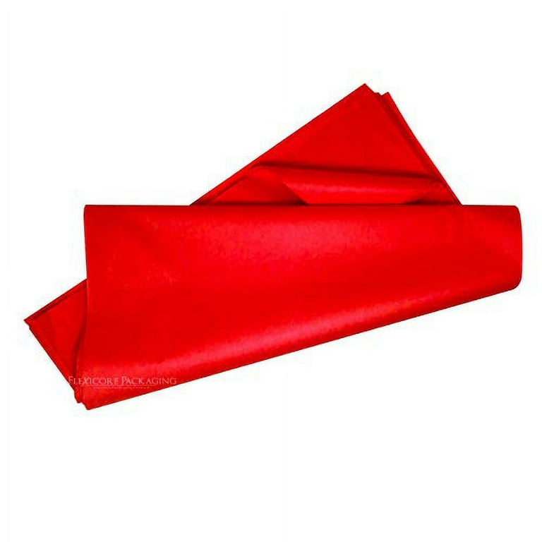  Red Tissue Paper 15 Inch X 20 Inch - 100 Sheet Pack : Health &  Household