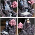 thumbnail image 3 of Waterfall Incense Burners,Backflow Incense Holder,Fountain Backflow Incense Cones for Home Office Decor,Resin Gift (1), 3 of 7