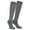 Dark Gray, variant on Luxtrada Slouch Socks Women and Men Extra Tall Heavy Cotton Socks Size 9 to 11 (Brown)