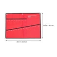 thumbnail image 2 of AURARMLET Power Tool Organizer Canvas Red 1Pack, 2 of 6