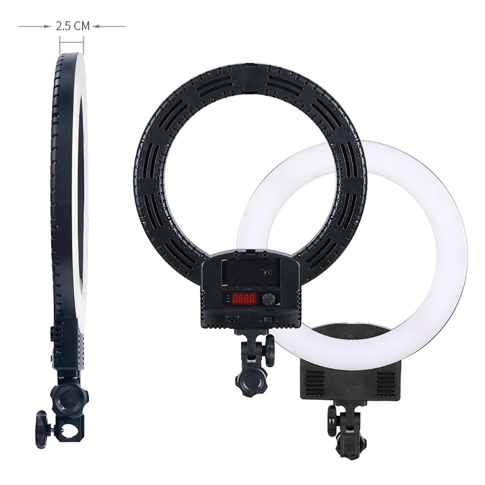 Topcobe LED Ring Light, 12" Ring Light Kit for Camera, Smartphone