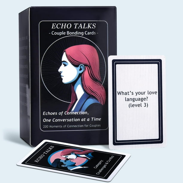 Juegos de cartas para conversar en pareja Echo Talks con 200 preguntas
