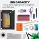 thumbnail image 5 of Pencil Pouch 3 Ring, Zipper Pencil Pouches Case Binder Cosmetic Bag 2 Pack, 5 of 5