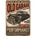thumbnail image 1 of Placa Metal Vintage Cgtredaw Pintura Hierro Rectangular Arte Pared para Bar, 1 of 9