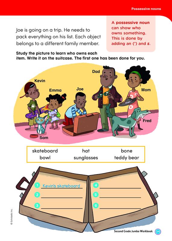 Scholastic Second Grade Jumbo Workbook