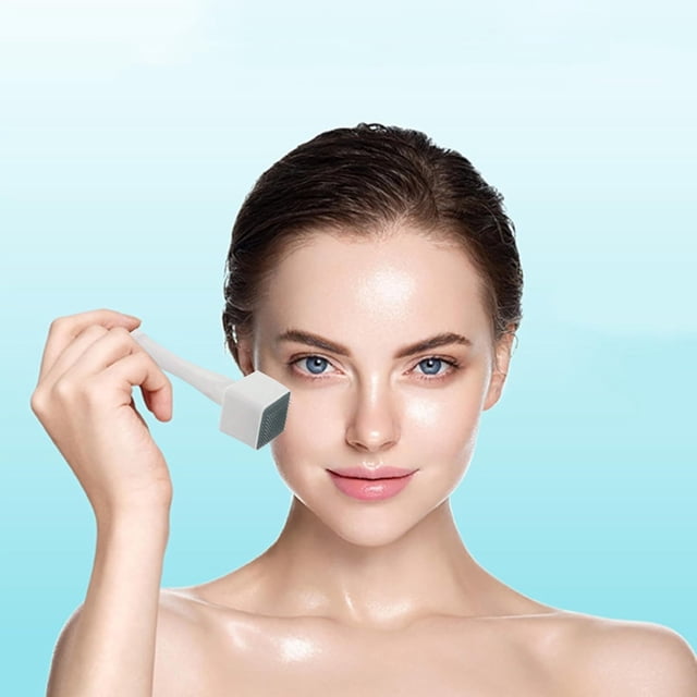 WIFKLSIIPG Skin Kit: Stamp Style Dermaroller & for Facial Enhancement Enhances Cosmetic Penetration Activates Skin Cells Portable Beauty Tool for at Home