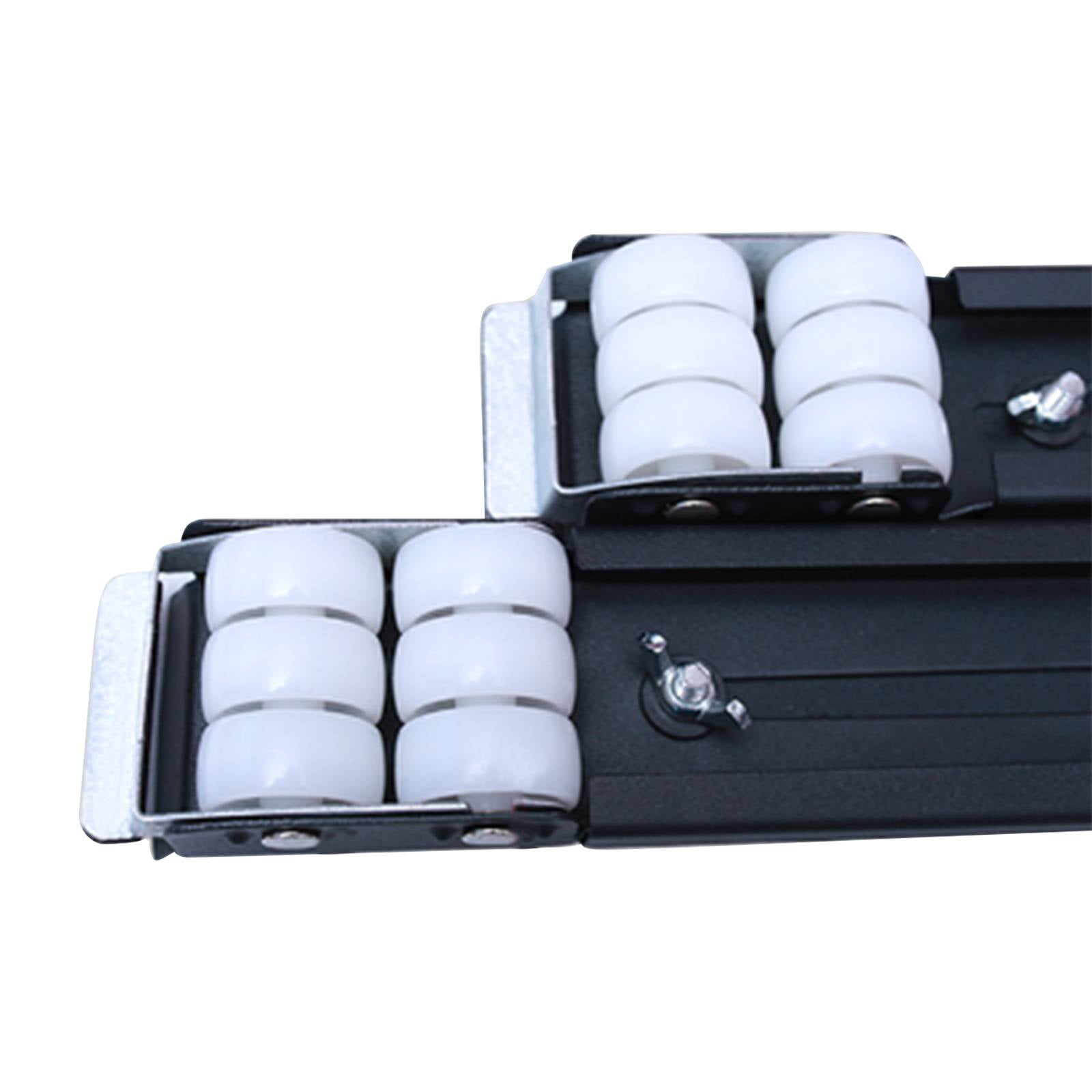 DAWOT White Appliance Roller Adjustable Furniture Dolly Mobile Roller Heavy Duty Extendable Furniture Washing Machine Dolly Tool （Set of 2）