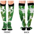 thumbnail image 2 of Coolnut Saint Patricks Green Shamrock Compression Socks for Women&Men Circulation-Best Support for Nurses, Running, Athletic-1 Pairs Gift, 2 of 7