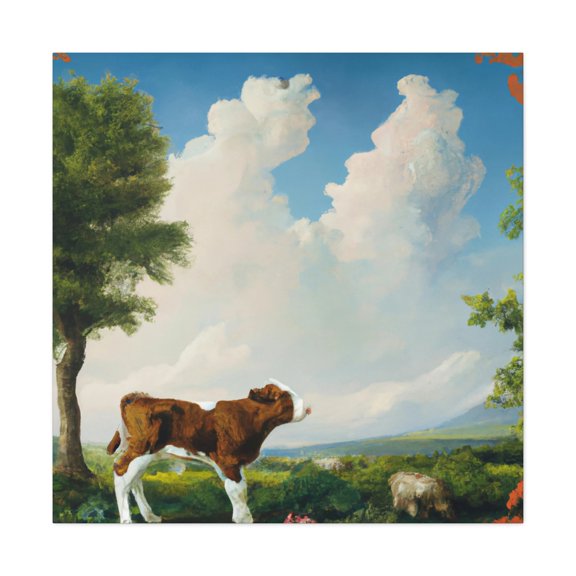 Calf in Baroque Era - Canvas