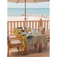 thumbnail image 2 of Outdoor Tablecloth with Umbrella Hole for Patio/Picnic/Party/Camping, Farmhouse Roosters Waterproof Table Cloth Rectangle Table Cover Washable, Vintage Sunflowers Farm Countryside (54"x 80"), 2 of 8