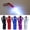 Purple, variant on Manunclaims Outdoor Mini LED Flashlight Carabiner Clip Keychain Portable Sports Torch Lamp