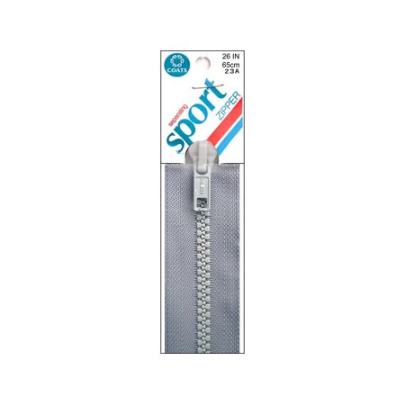 - CNCF43-26 23A C C SEPARATING SPORT ZIPPER 26 NUGREY