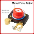 thumbnail image 4 of Universal Car Battery Power Cut-Off Switch Breaker, Pure Copper Stable Transmission High Conductivity Disconnect for 12V 24V Vehicles, Trucks, Boats, RVs (Regular 16-19mm), 4 of 8