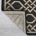thumbnail image 7 of EastVita Area Rugs Carpets 100% Polypropylene Turkish Outdoor Flat Weave Rug Terrace-Geometric-Gray TRC3203 Black 7'10"*10'2", 7 of 7