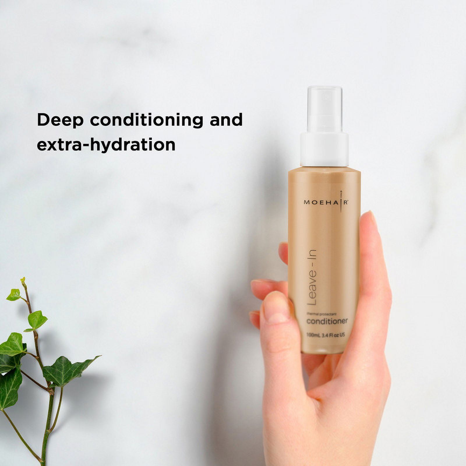 Moehair Clarifying Shampoo and Leave-In Conditioner Set with Floral Scent, 2 Piece