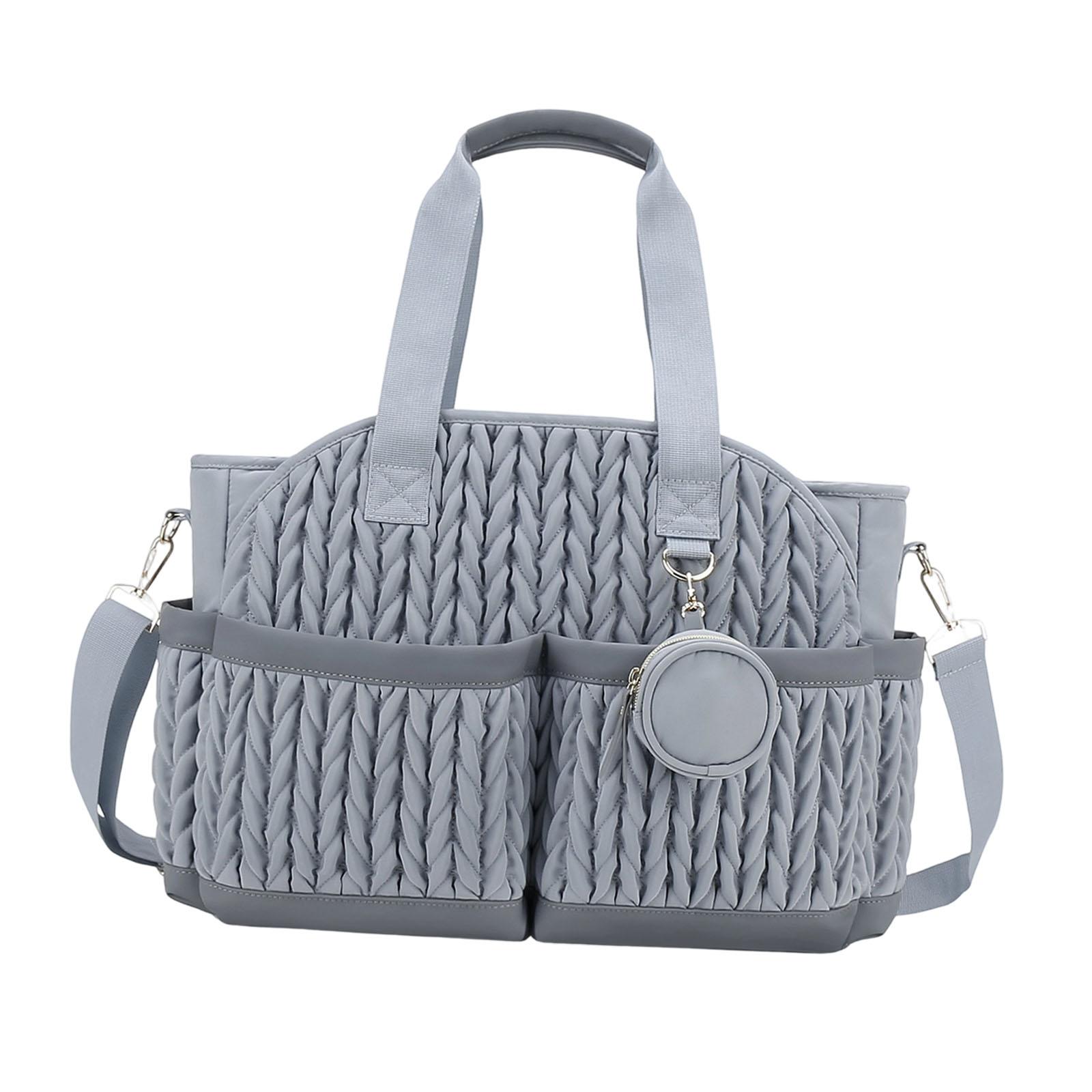Diaper Bag Tote Baby Changing Bag Versatile Storage Large Capacity for Mom Dad Travel Picnic