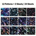 thumbnail image 2 of 24 Sheets Scrapbook Supplies Paper Pad, Crafts Origami Paper Cardstock for Art Journaling Aesthetic Stuff Floral Small Scrapbook, 2 of 6