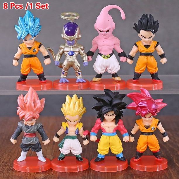 8/16/21 unids/set figuras de PVC coleccionables juguetes de figuritas DBZ, para niños
