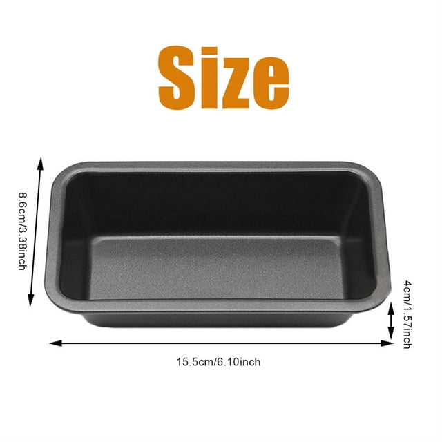 Bread Loaf Pan Rectangle Bread 6inch Loaf Pan Rectangle Bread Cake Box Carbon Steel Pastry Baking Tool