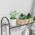 thumbnail image 2 of BENOSS 3 Tier Metal Plant Stand Flower Rack Flower Shelf Flower Pot Display Shelf Home for Living Room Balcony Patio Yard, 2 of 9