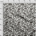 thumbnail image 2 of oneOone Polyester Lycra White Fabric Leaves & Floral Artistic Sewing Craft Projects Fabric Prints By Yard 56 Inch Wide, 2 of 4