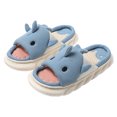 thumbnail image 3 of Lindas zapatillas planas casuales zapatillas de tiburón antideslizantes cómodas para hombres y mujeres, 3 of 9