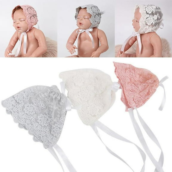UrbanI Baby Infant Newborn Girls Kids Lace Floral Hat Cap Beanie Bonnet Cotton Hat