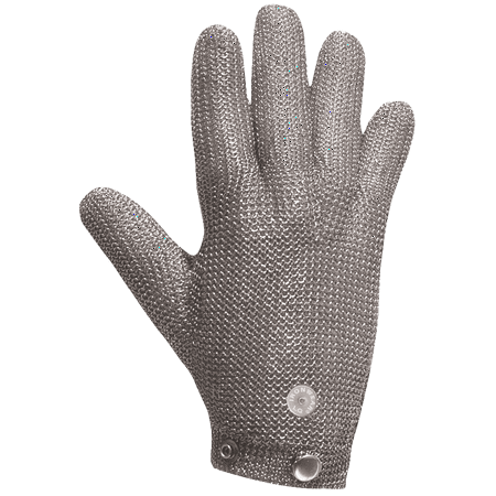 

Ironwear 4991 Stainless Steel Reversible Mesh Glove | Cut Resistant EN 1082-1 | Adjustable Wrist | 1 Glove