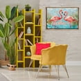 thumbnail image 3 of Stupell Industries Bohemian Modern Flamingo Love Brown Floating Frame Canvas Art, 31 x 21, by LSR Design Studio, 3 of 7