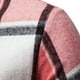 thumbnail image 4 of Blusa y camisa de manga larga con cuello vuelto para hombre, blusa informal a cuadros con botones y cuello vuelto, blusa de manga larga para hombre, 4 of 8