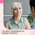 thumbnail image 3 of Gorros Chemo Half Chet, elegantes flores, poliéster, 4 unidades, para mujer, 3 of 6