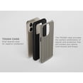 thumbnail image 3 of Striped Black and Cream Tough Phone Case – Minimalist, Vibrant Pastel Aesthetic, Cute Gift for iPhone 16 15 14 Pro Max, Samsung S25 S24 S57, 3 of 5