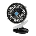 thumbnail image 4 of Mini ventilador con clip Ventilador de circulación de aire rápido giratorio portátil para escritorio de coche Dormitorio de oficina junto a la cama, con batería Sweethay HA002797-02B, 4 of 6