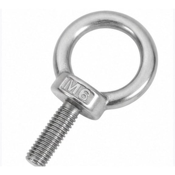 Milisten Bolt for M6x20 with Steel Closed Ring Eye Stainless Machinery