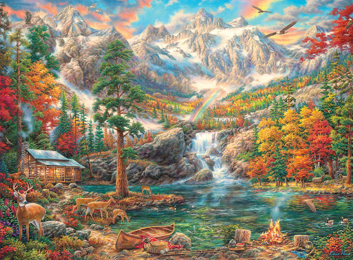 Buffalo Games 1000-Piece Chuck Pinson Almost Heaven Jigsaw Puzzle
