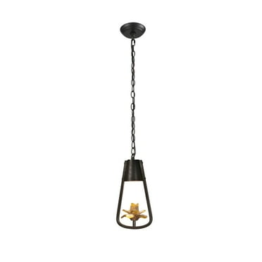 Dale Tiffany Jeeves Mini Pendant Black in finish