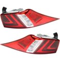 thumbnail image 4 of CAPA For 14 15 16 IS200t/IS300/IS350 Outer Taillight Taillamp w/o Bulb Set Pair, 4 of 5