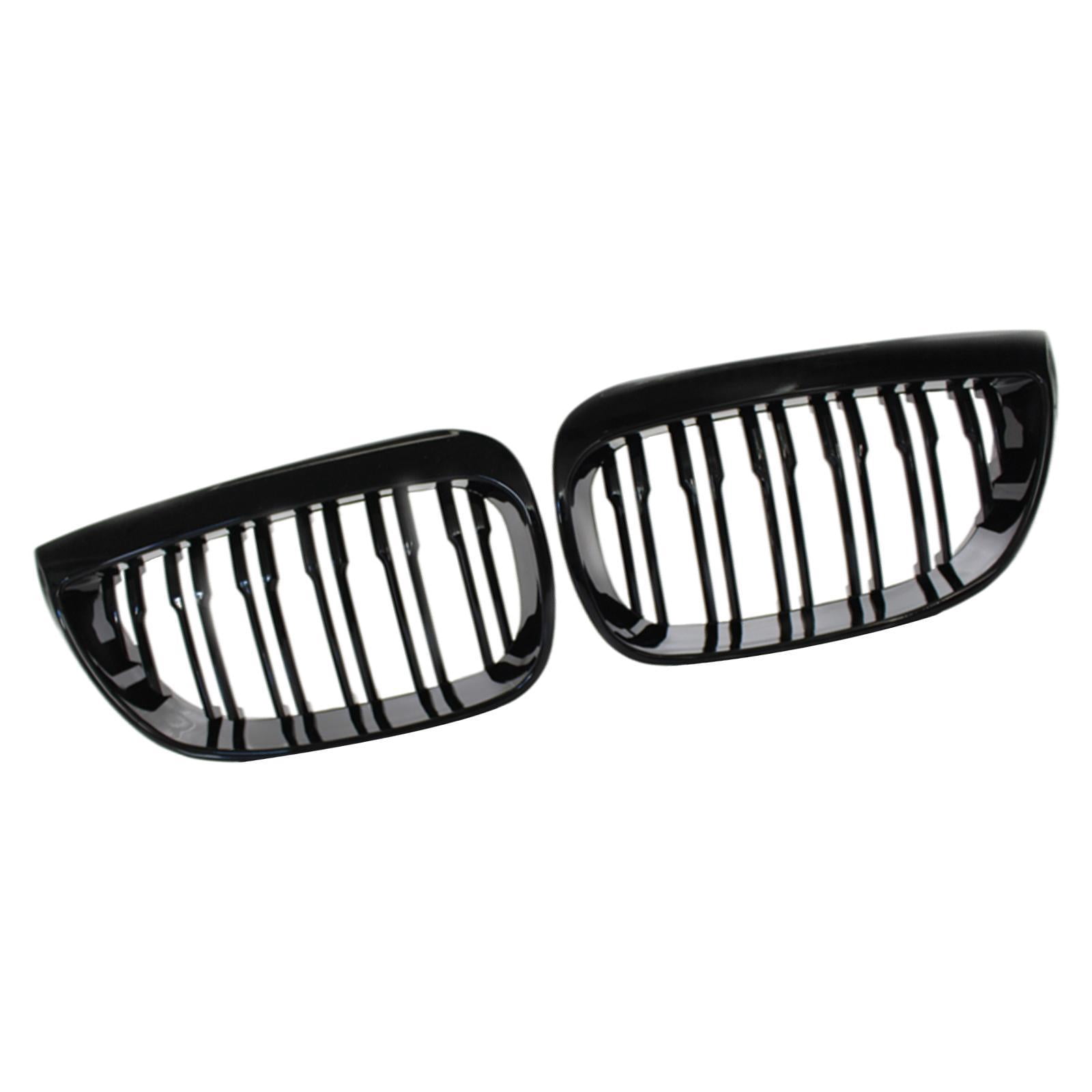 Par De Rejillas De Riñón Negras Brillantes Para BMW Z4 E89 2009-2016 - ABS, Originales 51137181547, 51137181548
