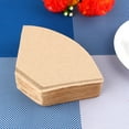 thumbnail image 1 of Unbleached Coffee Filter Papers,100x Unbleached Coffee Filter Coffee Filter Papers Cones Coffee Filter Papers True Excellence, 1 of 8