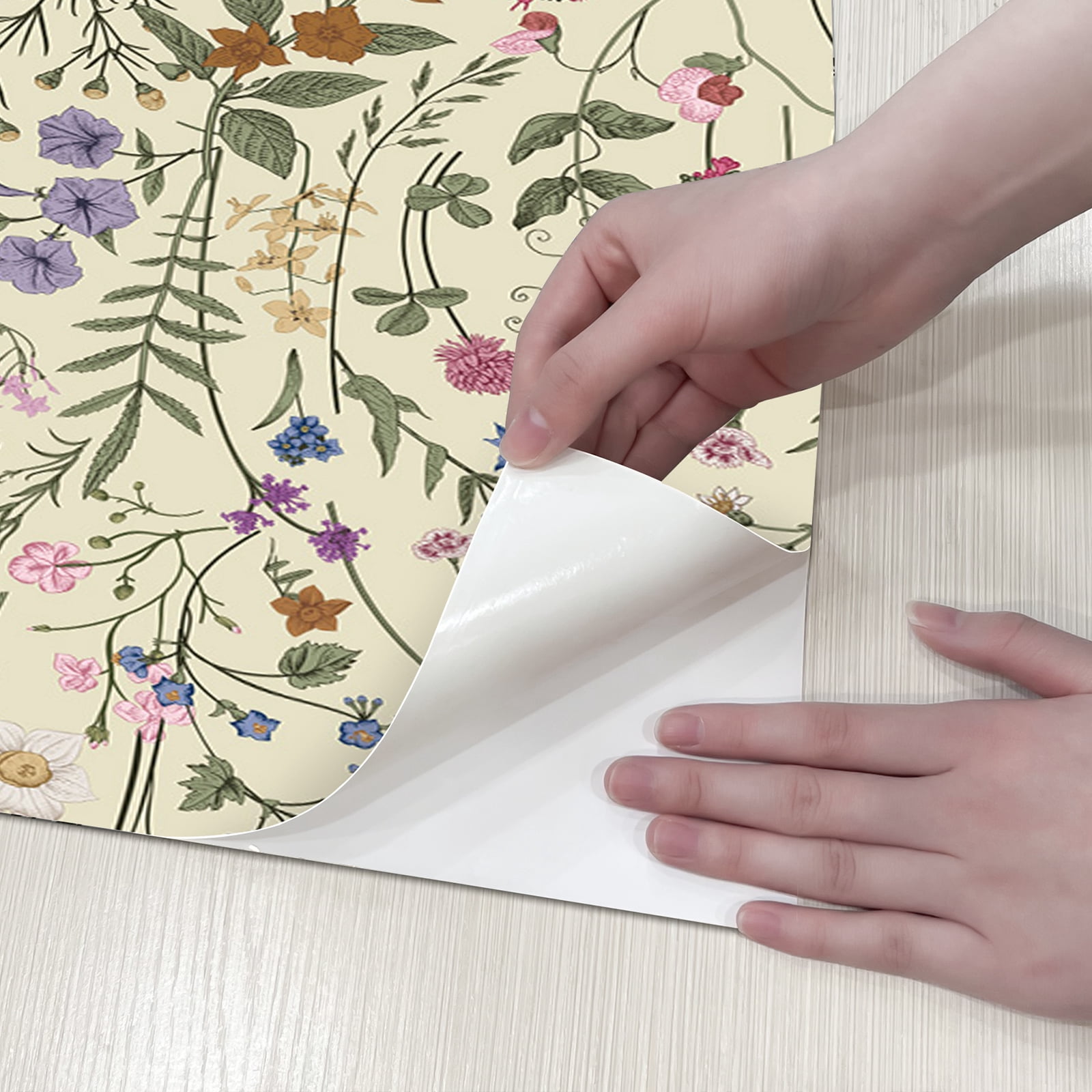 Xiayi Botanical Floral Peel and Stick Wallpaper 56.7 Sq. ft