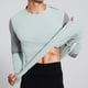 thumbnail image 5 of pstuiky mangas largas para hombre, Camiseta de manga larga con cuello redondo y protección solar para entrenamiento físico, elástica, para exteriores, para hombre camisetas de hombre xl, 5 of 7