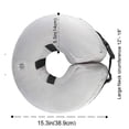 thumbnail image 1 of Dog Cone Inflatable Dog Collar for Pet Surgery Recovery Cone Collar Prevent Dogs & Cats from Biting & Scratching Adjustable E-Collar with 5 Sizes to Fit, 1 of 5