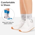 thumbnail image 5 of Calcetines para neuropatía (par): compresión periférica para neuritis, mangas para pies sin dedos para diabéticos, alivio del dolor por daño nervioso en los pies, tobillo, gota, fascitis plantar, sopo, 5 of 5